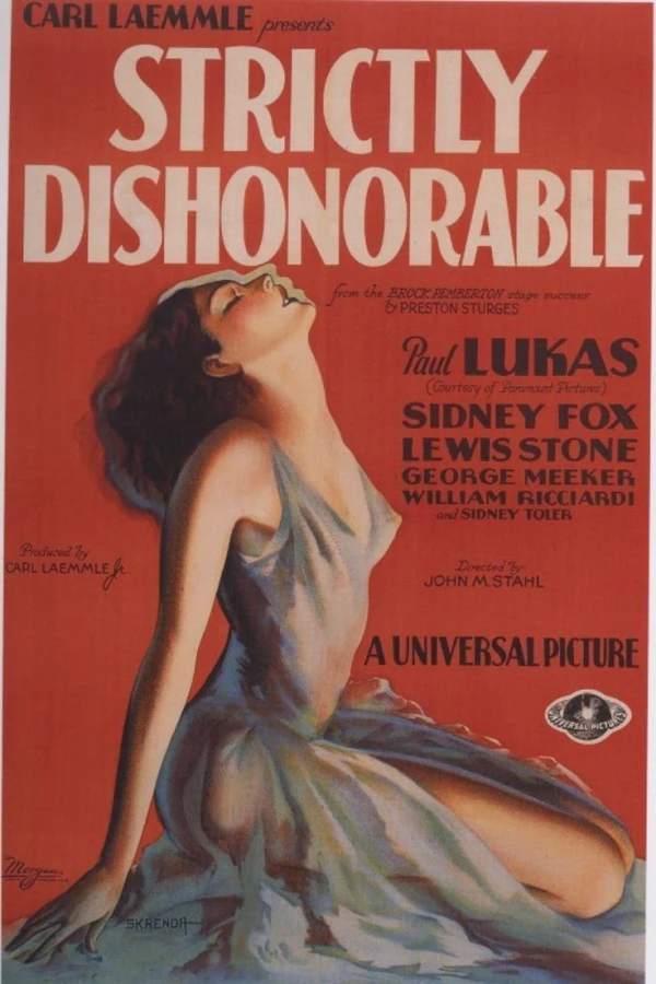 Strictly Dishonorable Poster