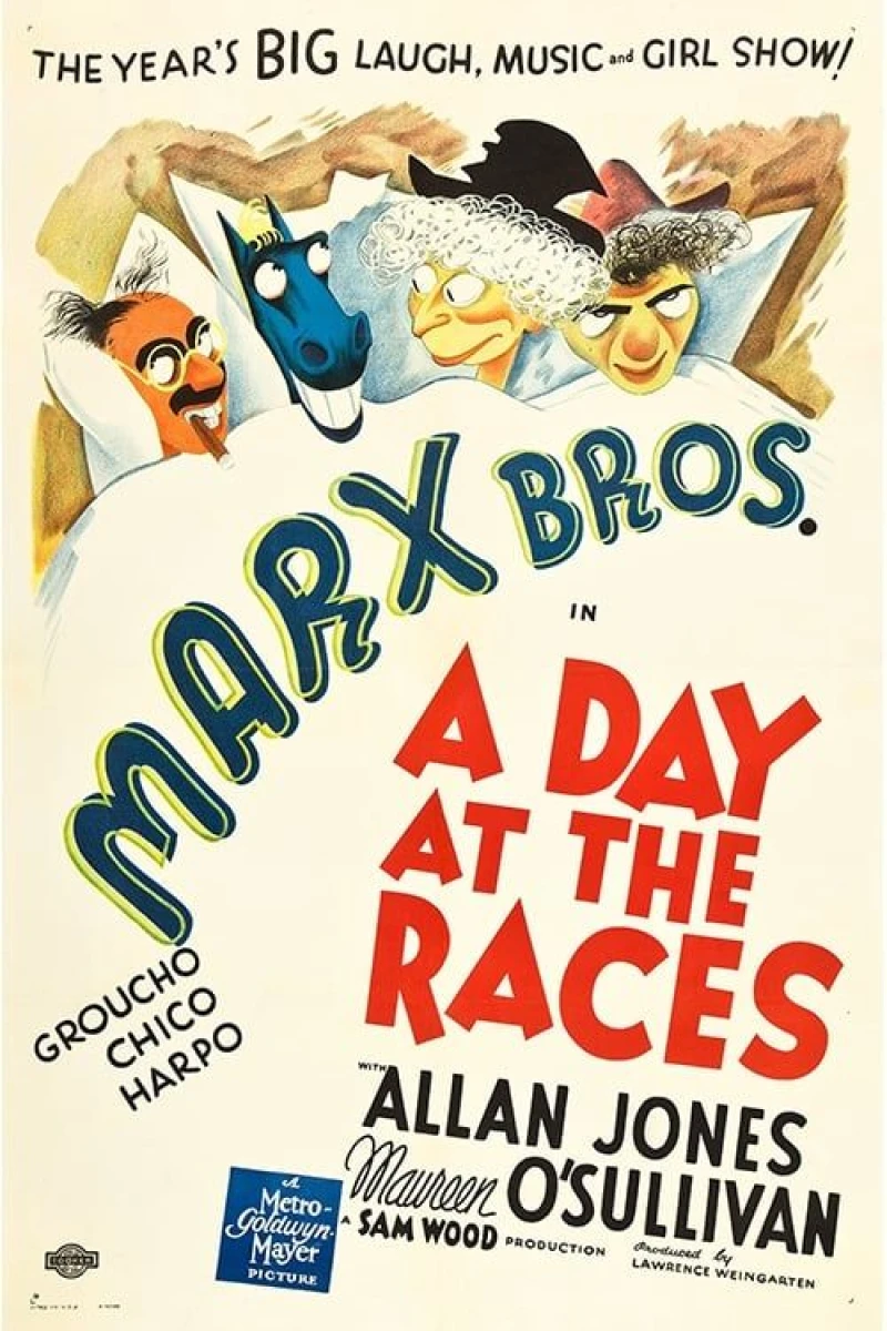 Marx Brothers 1937 A Day at the Races Poster