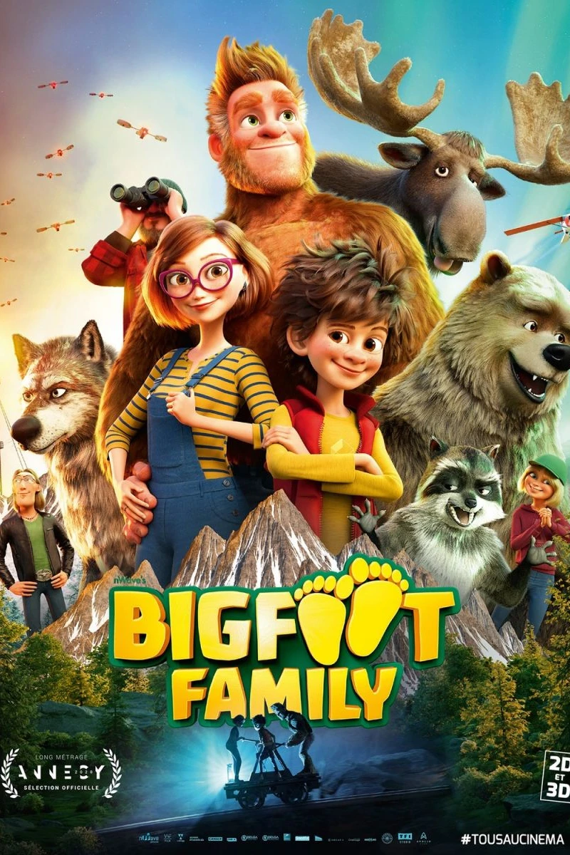 Bigfoot Family Poster