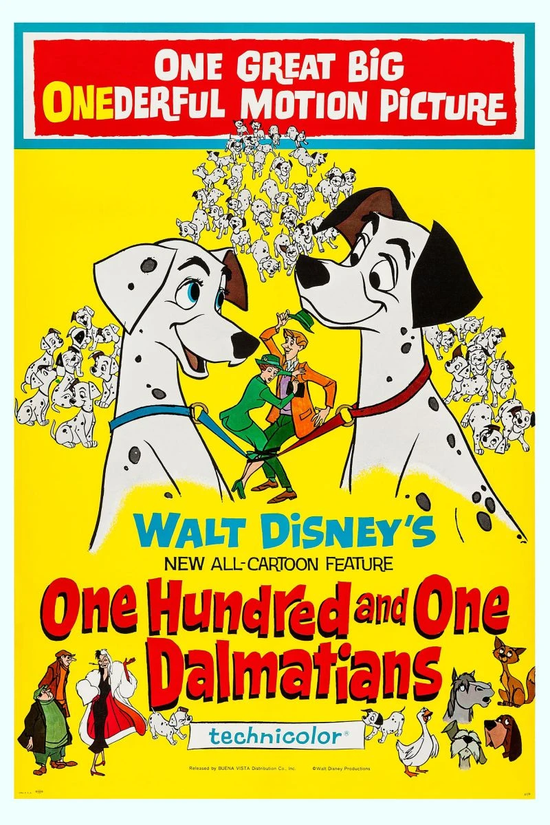 101 Dalmatians Poster