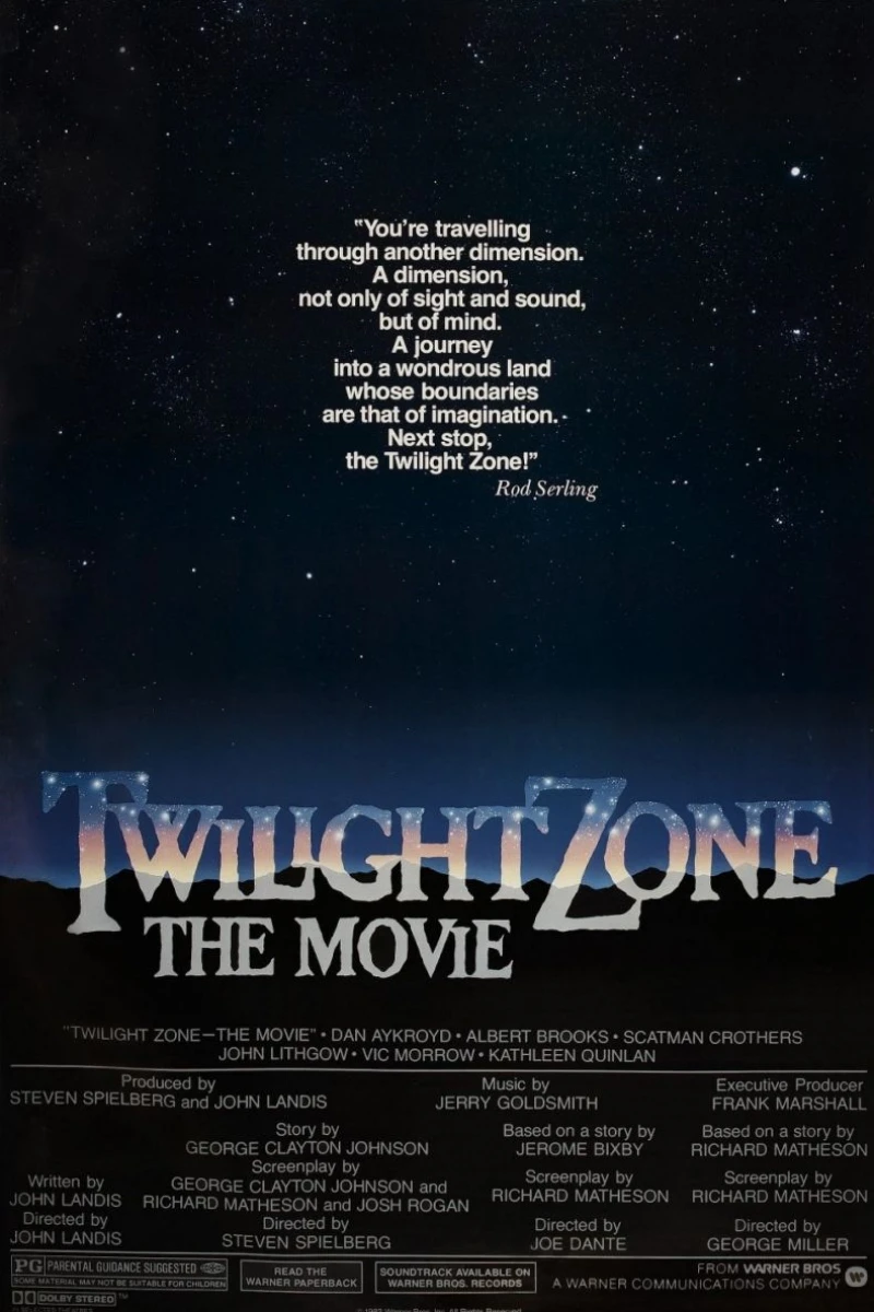 Twilight Zone The Movie Poster