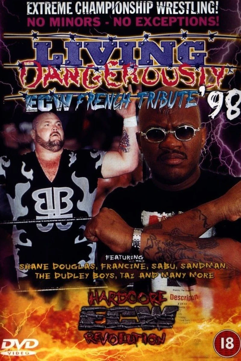 ECW Living Dangerously '98 Poster