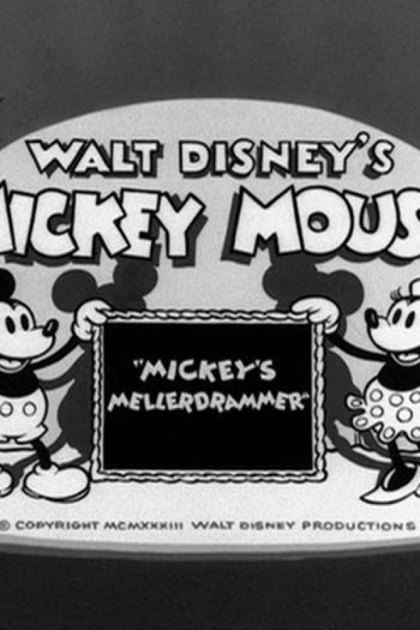 Mickey's Mellerdrammer Poster