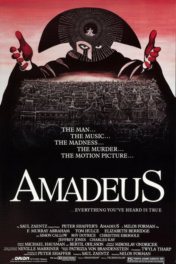 Peter Shaffer's Amadeus Poster