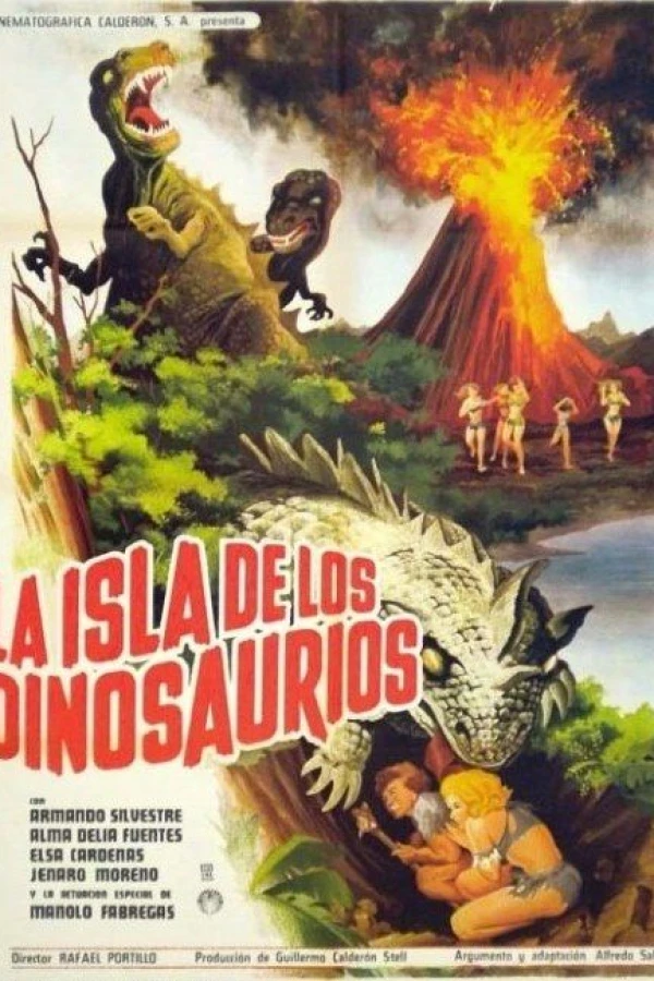 The Island of the Dinosaurs Poster