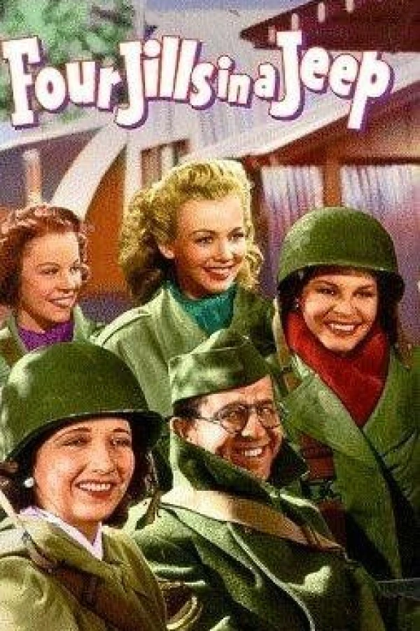 Four Jills in a Jeep Poster