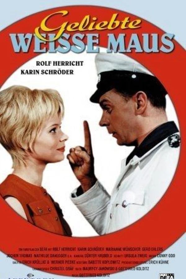 The Small white Mouse Poster
