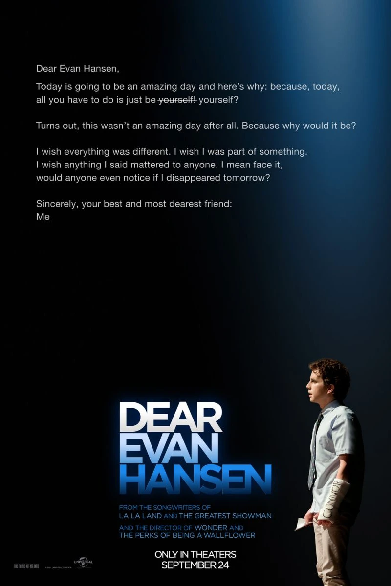 Dear Evan Hansen Poster