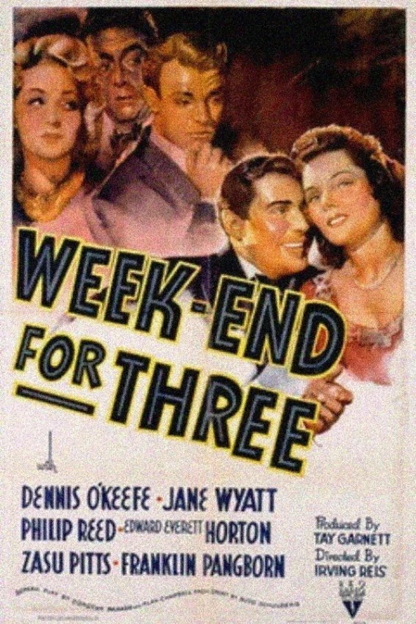 Week-End for Three Poster