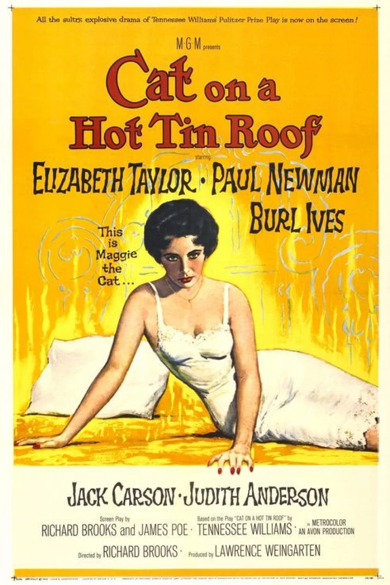 Cat On a Hot Tin Roof Poster