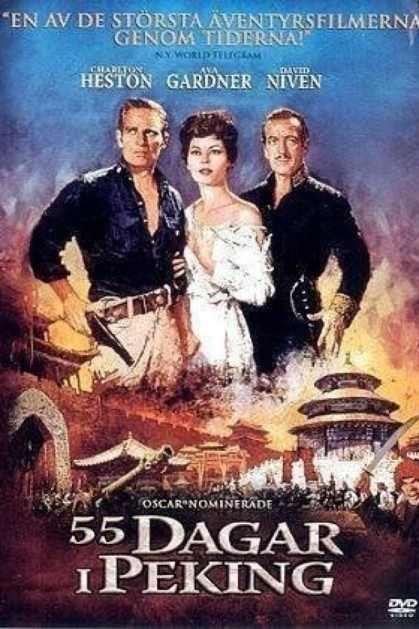 Fifty Five Days at Peking Poster