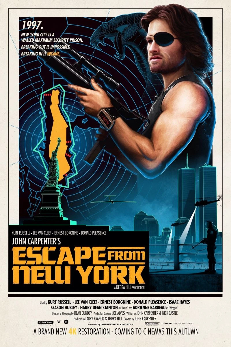 Escape from New York (Remastered) Poster