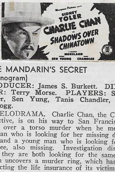 Charlie Chan in Shadows Over Chinatown