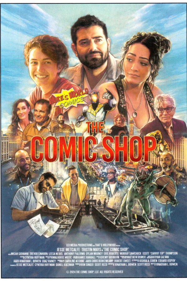 The Comic Shop Poster