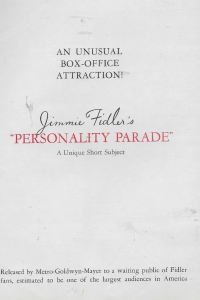 Jimmie Fidler's 'Personality Parade'