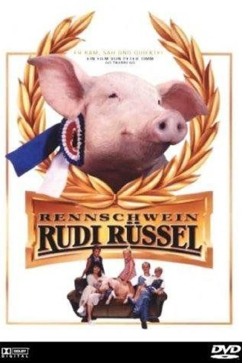 Rudy, the Racing Pig Poster