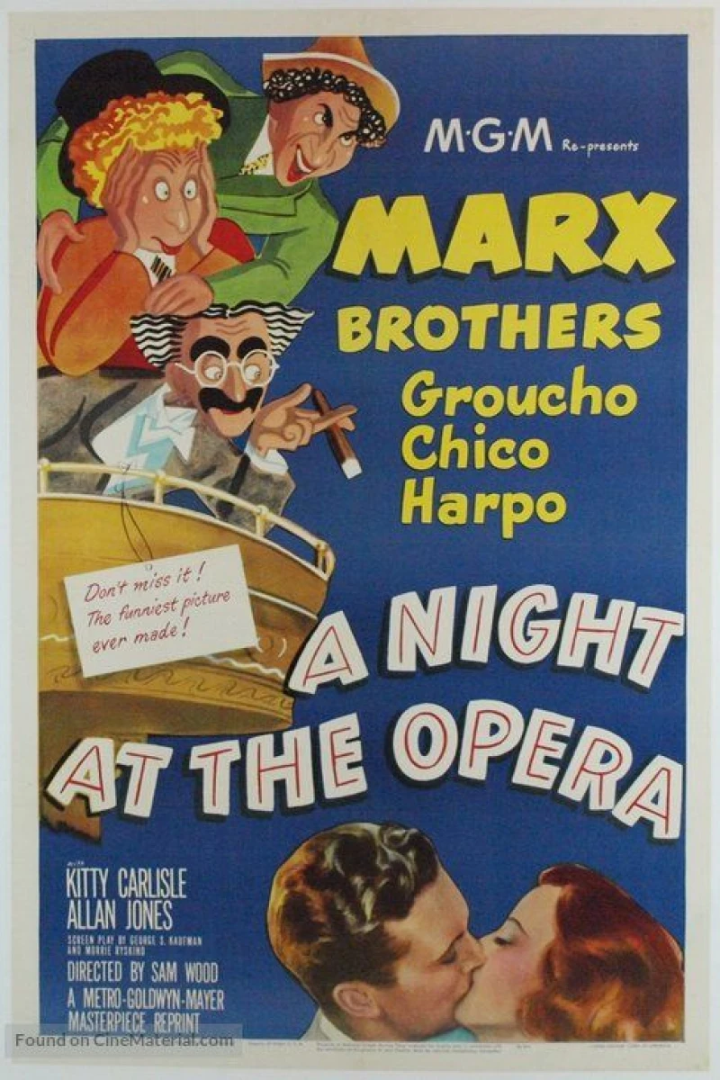 Marx Brothers - A Night At The Opera Poster