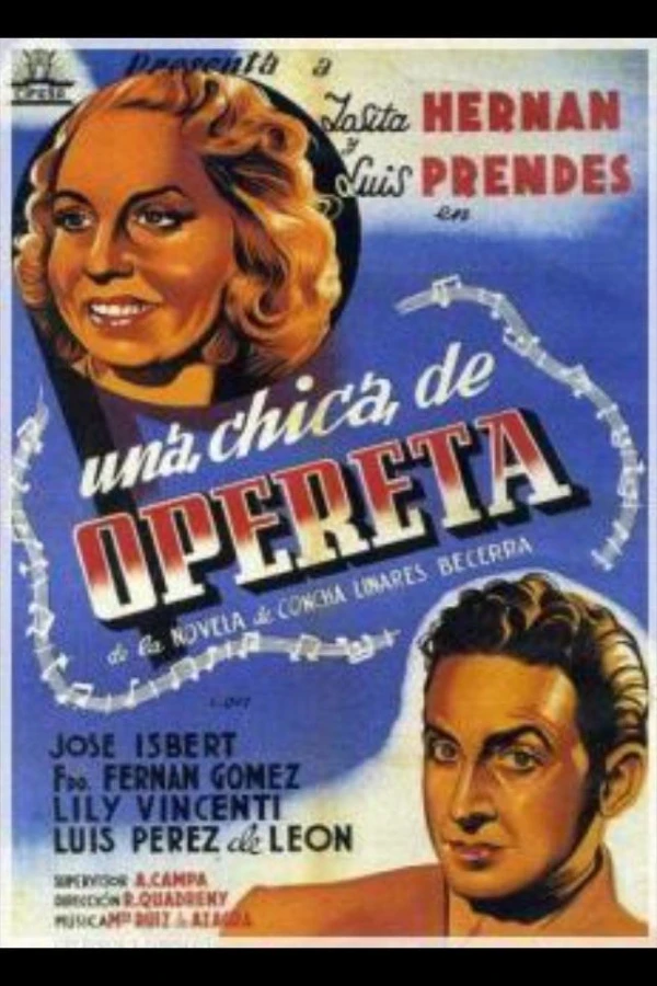 Una chica de opereta Poster