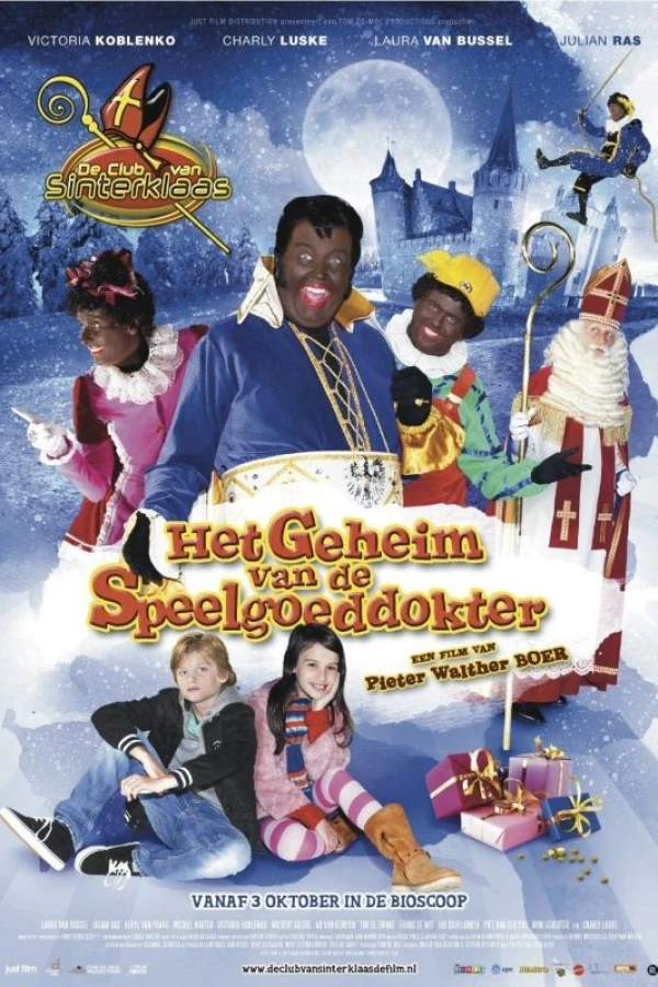 De Club van Sinterklaas Het Geheim van de Speelgoeddokter Poster