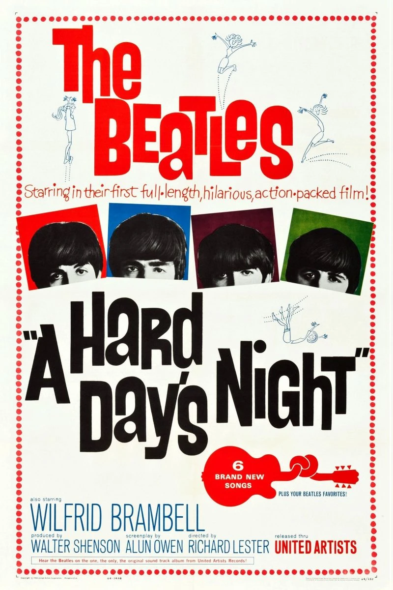 The Beatles - A Hard Day's Night Poster