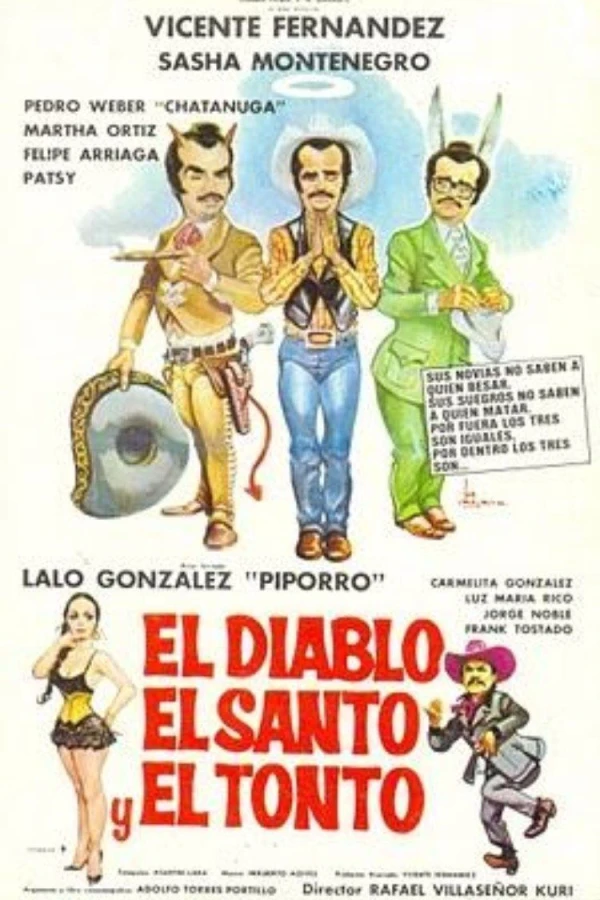 El diablo, el santo y el tonto Poster