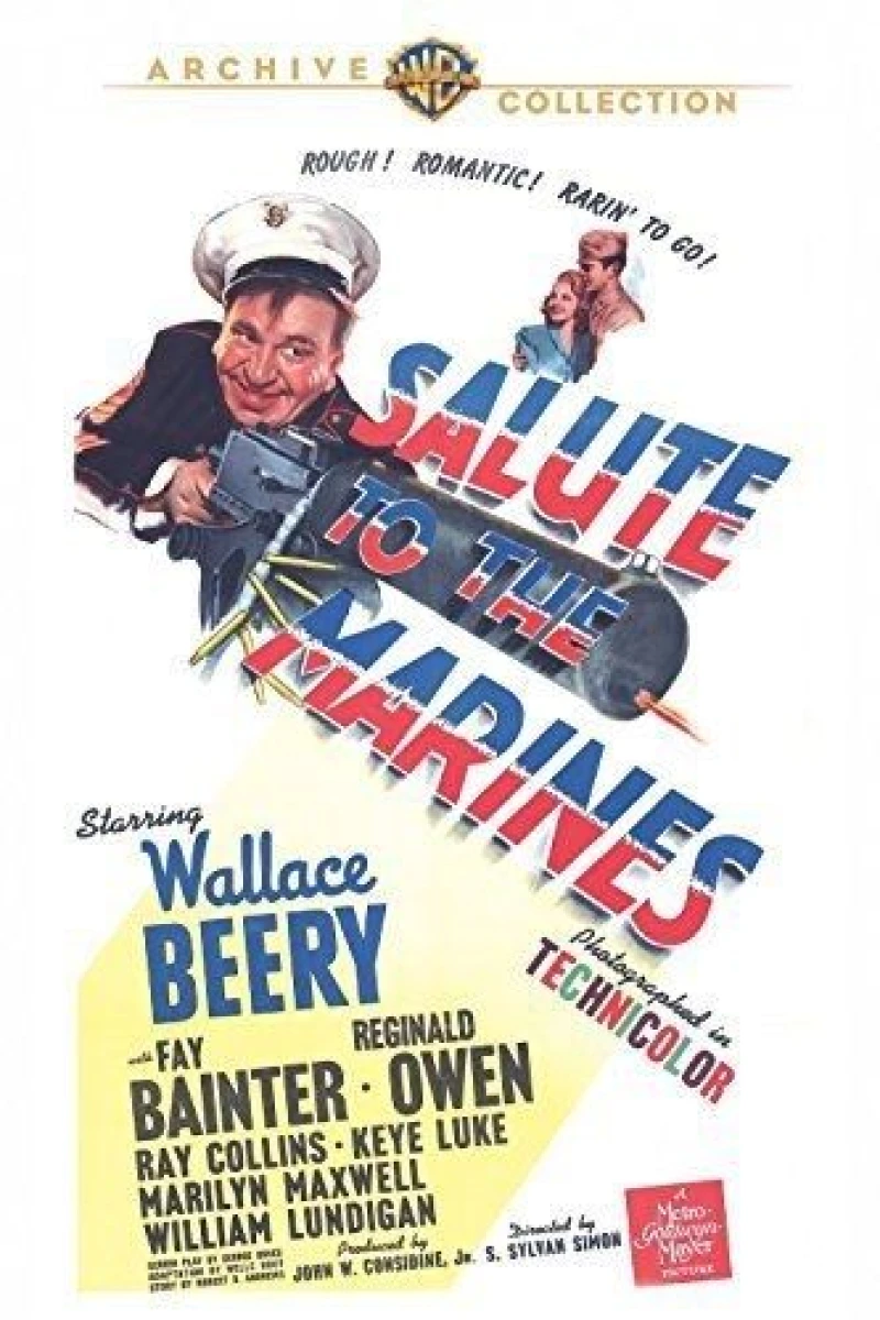 Salute to the Marines Poster