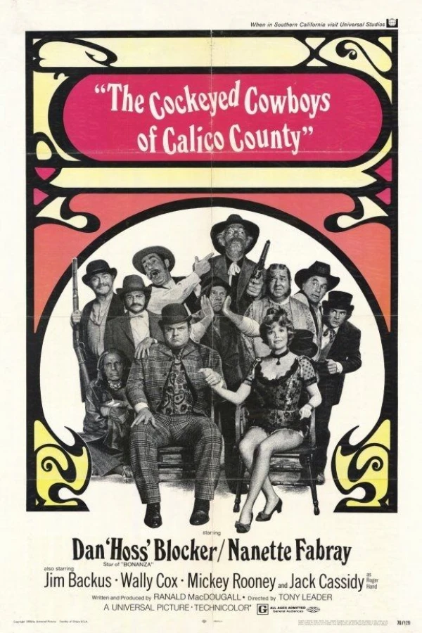 Cockeyed Cowboys of Calico County Poster