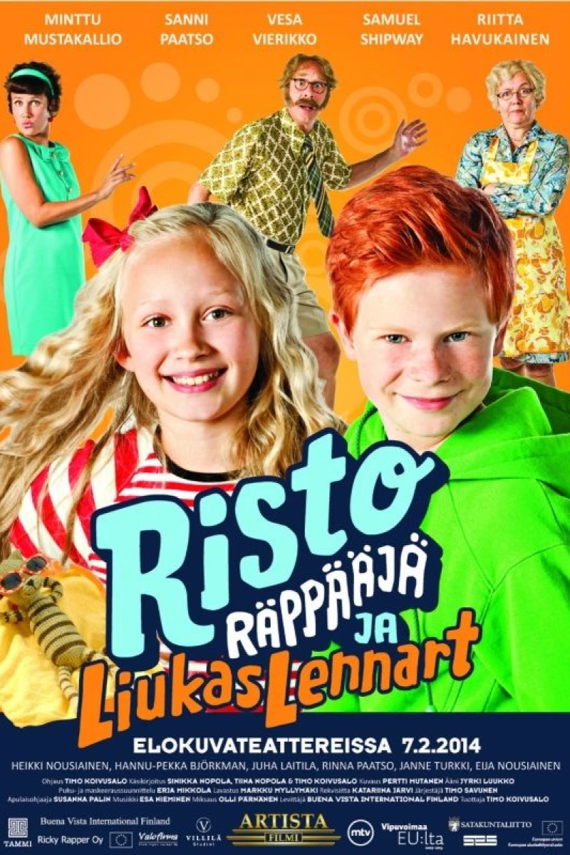 Risto Räppääjä ja liukas Lennart Poster
