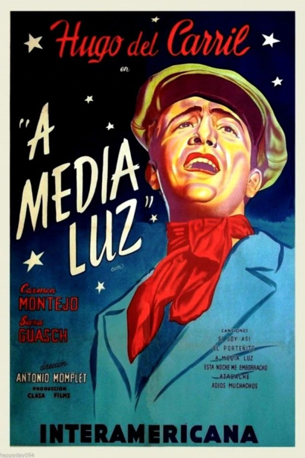 A media luz Poster