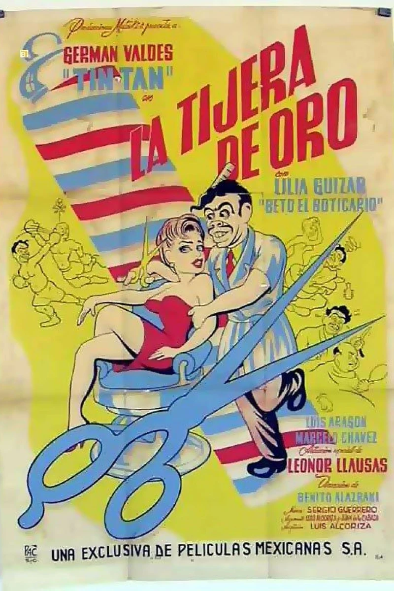 La tijera de oro Poster