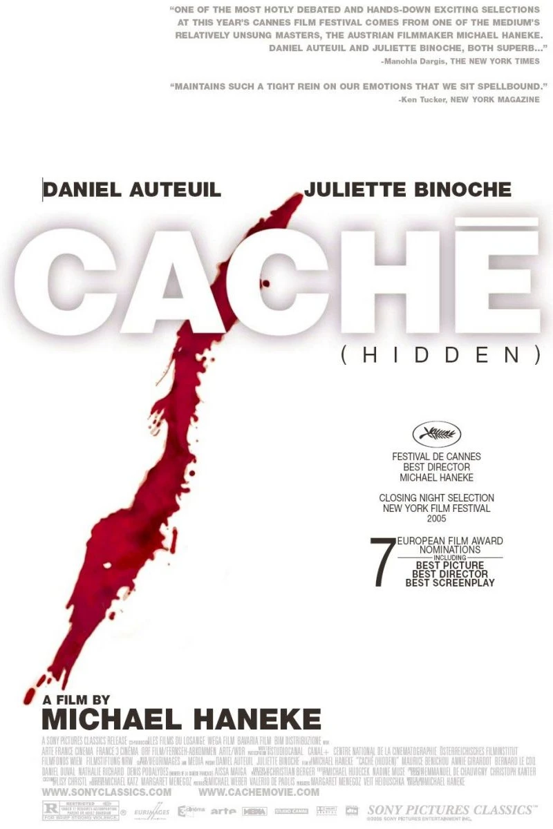 Cache (Hidden) Poster