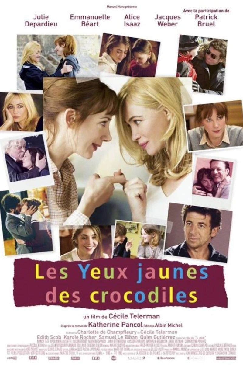 Les yeux jaunes des crocodiles Poster