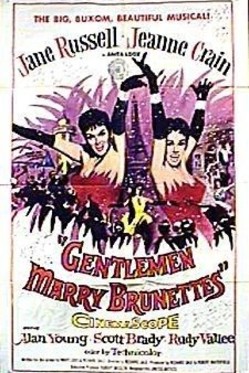 Gentlemen Marry Brunettes Poster