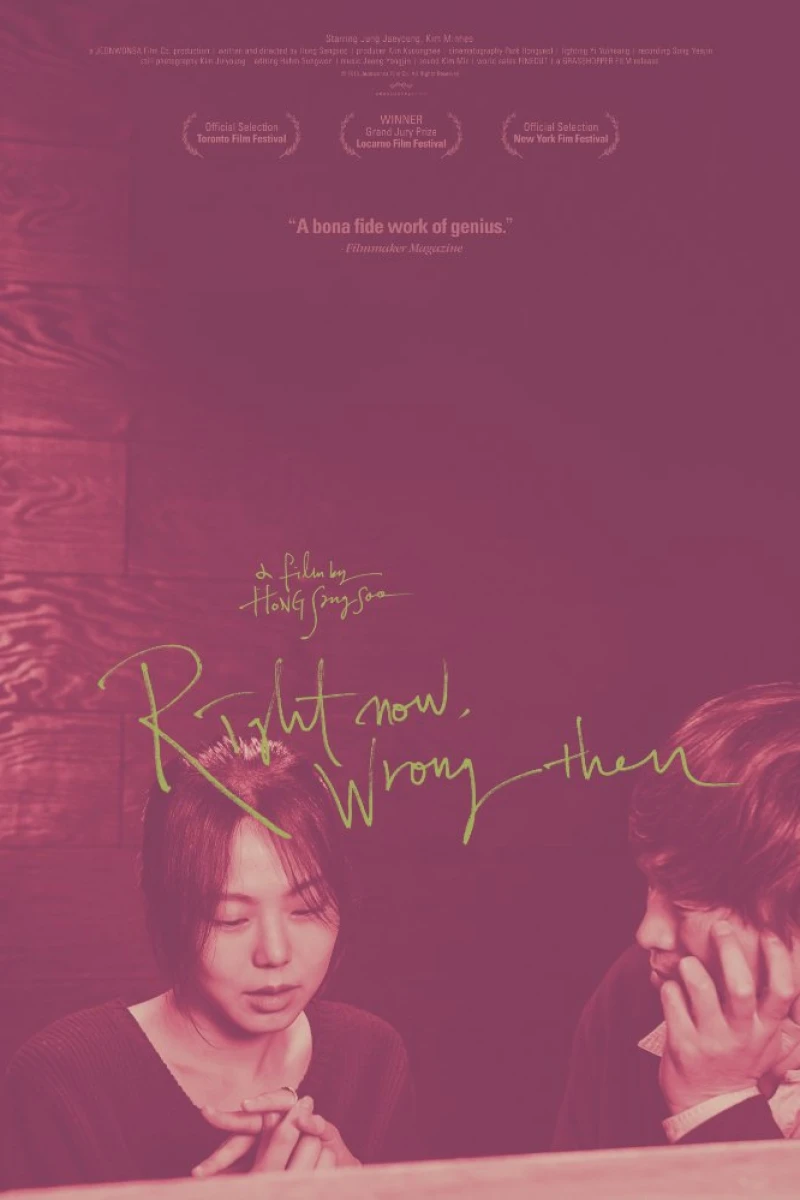 Right Now, Wrong Then Poster