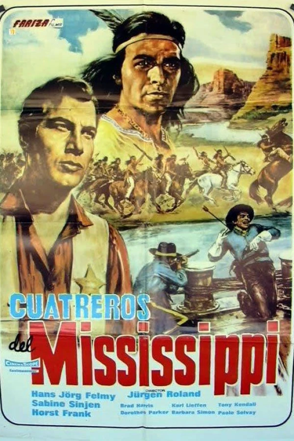Die Flußpiraten vom Mississippi Poster