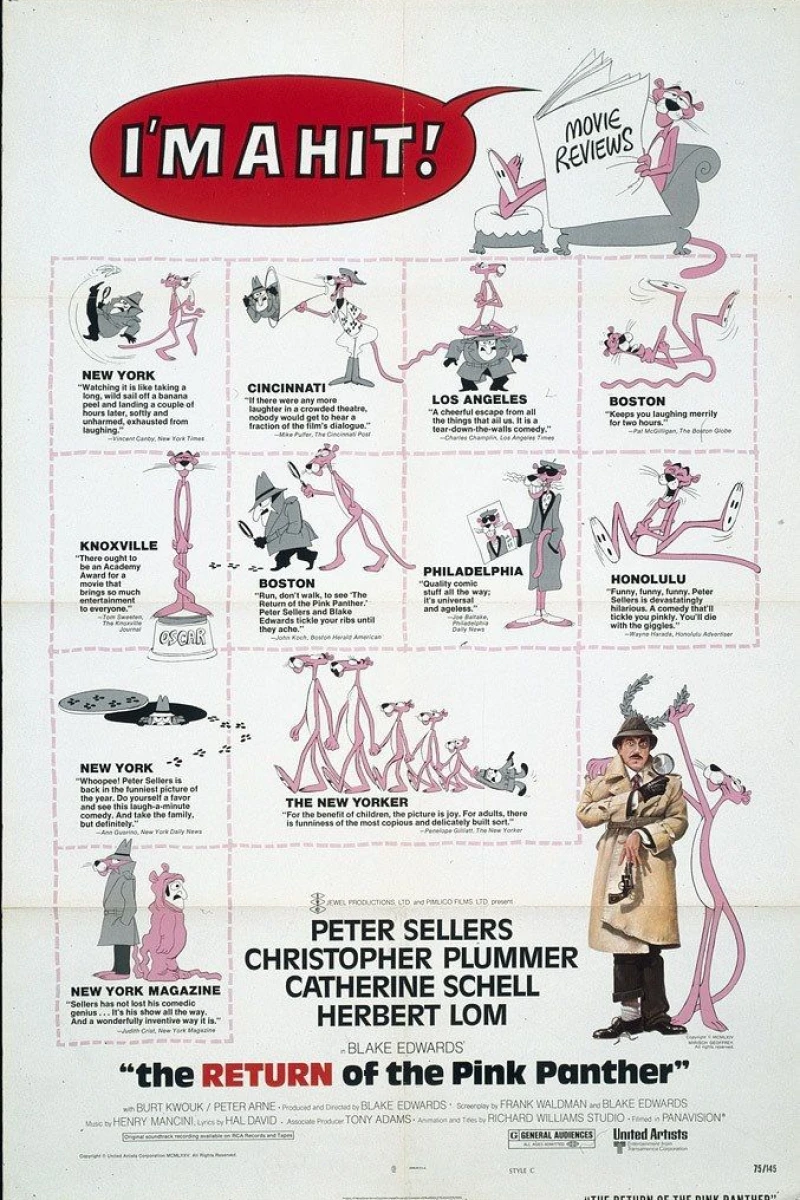 The Pink Panther 3 - The Return of the Pink Panther Poster