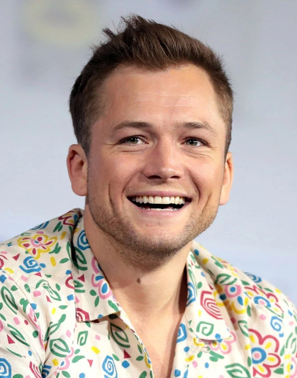 <strong>Taron Egerton</strong>. Image by Gage Skidmore.