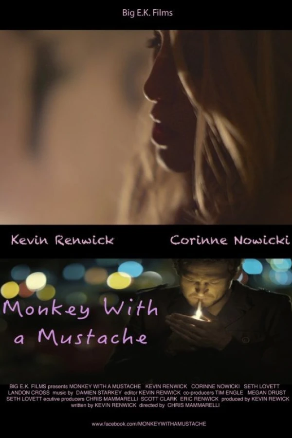 Monkey with a Mustache Poster