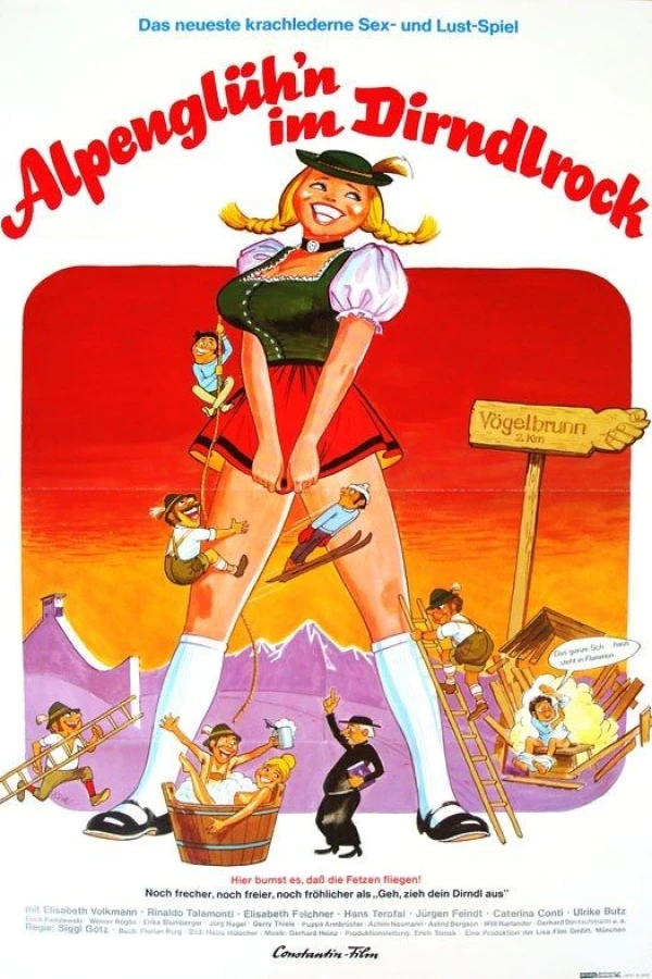 Alpenglühn im Dirndlrock Poster