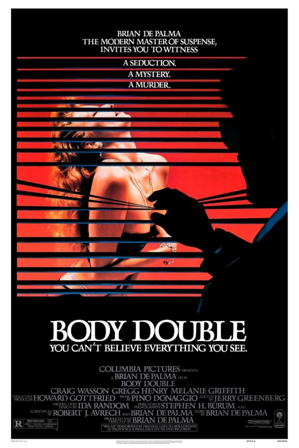 Body Double Poster