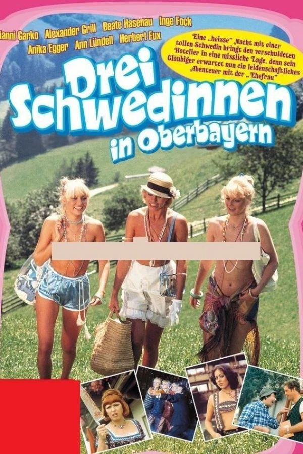 Drei Schwedinnen in Oberbayern Poster