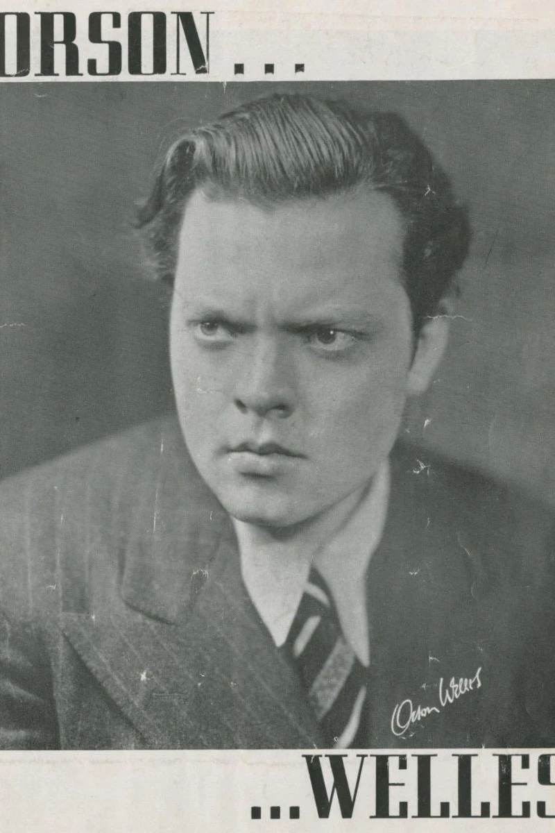 Orson Welles and People Poster