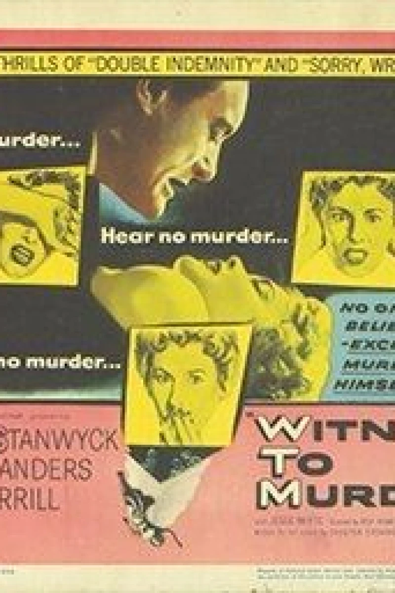 Witness to Murder Poster