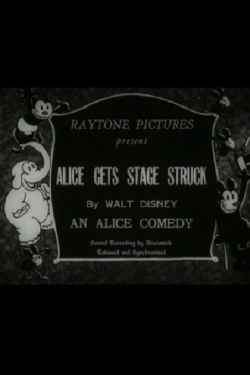 Alice Gets Stage Struck Poster