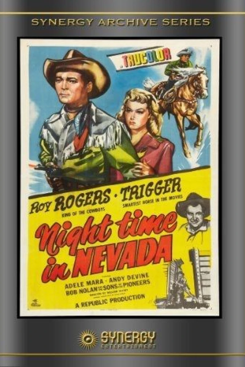 Night Time in Nevada Poster
