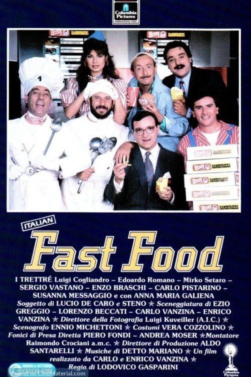 Italian Fast Food Poster