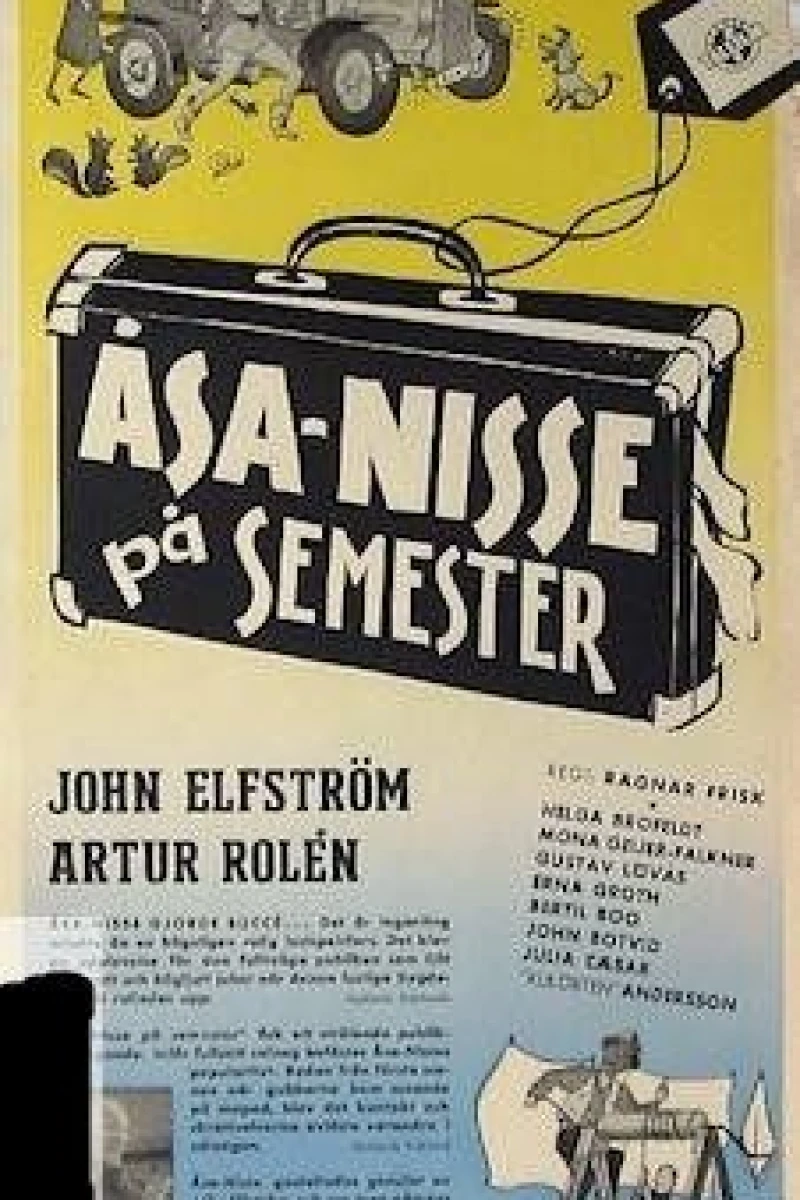 Åsa-Nisse på semester Poster