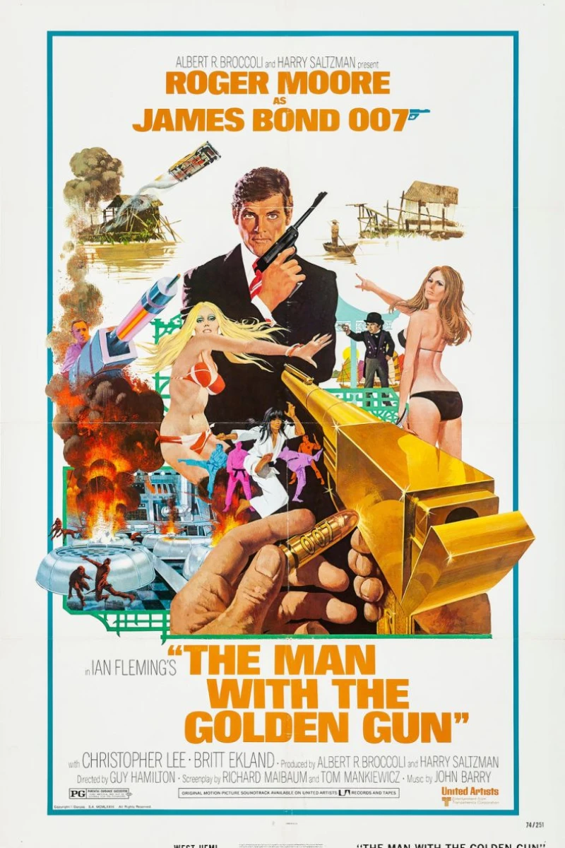 The Man with the Golden Gun Poster