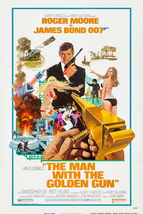 The Man with the Golden Gun Poster
