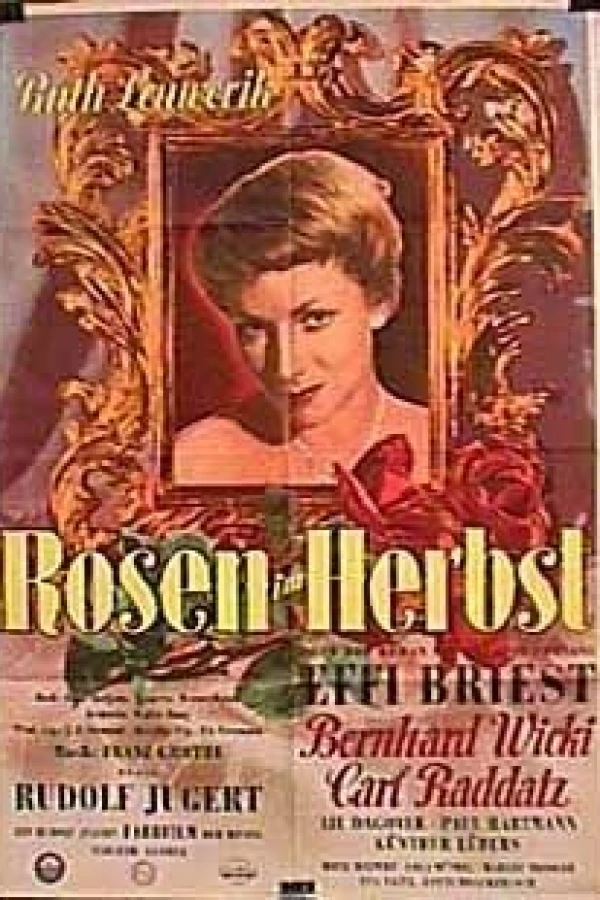 Rosen im Herbst Poster